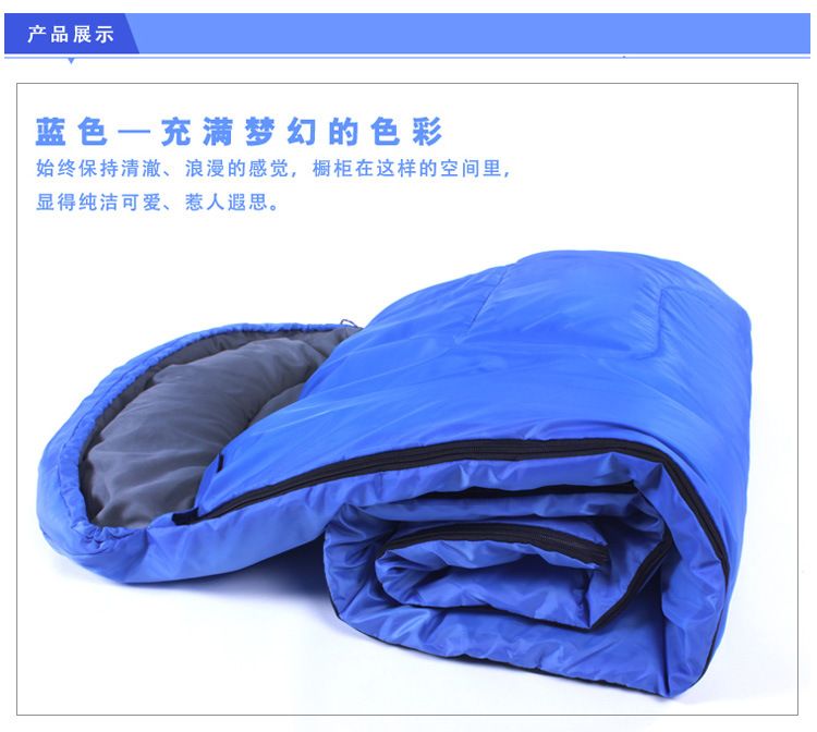 أكياس نوم في الهواء الطلق يسهل حملها، أكياس نوم ربيعية وربيعية، أكياس نوم ذات قبعات Specification image
