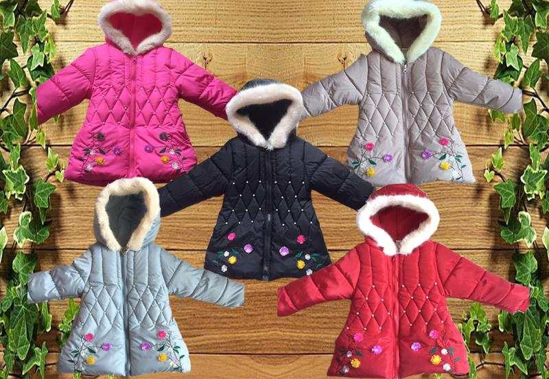 Little Girl's Foreign Trade Cotton-padded Jacket 003 full figure
