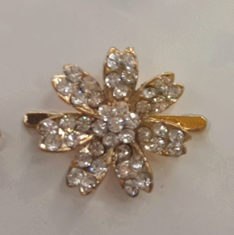 服装辅料 锌合金钻石箱包扣 鞋扣 服装扣腰带装饰扣详情3