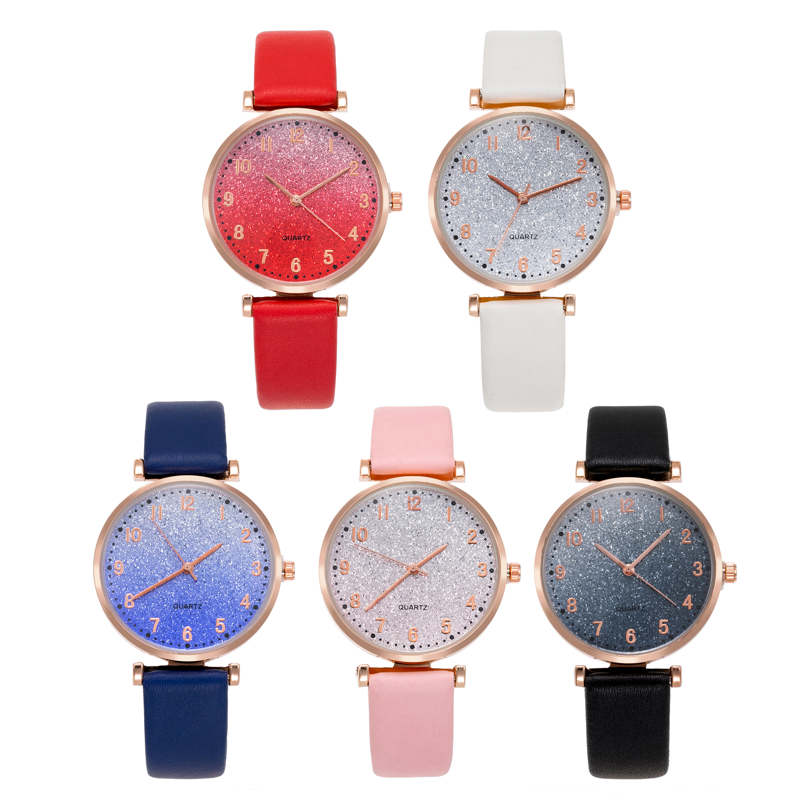 Nueva mujer gypsophila con diamantes brazalete piel correa reloj estudiante tendencia personalidad moda clásico reloj minimalista 18820/71 detail image 6