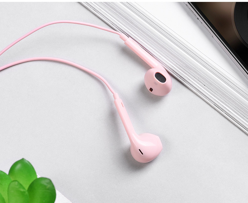 浩酷 M55 忆音线控带麦耳机适用苹果6入耳式耳机K歌手机耳塞通用详情图7