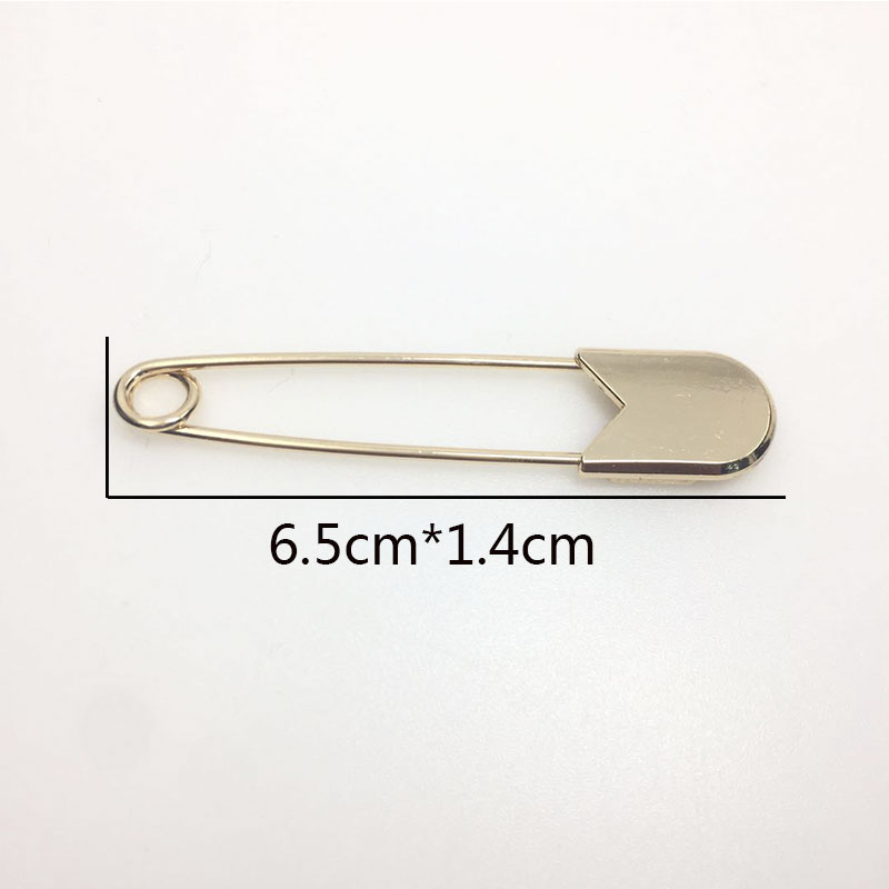 多款简约别针背带裤V字领一字插针真皮胸针防走光扣领针金属配饰详情图4