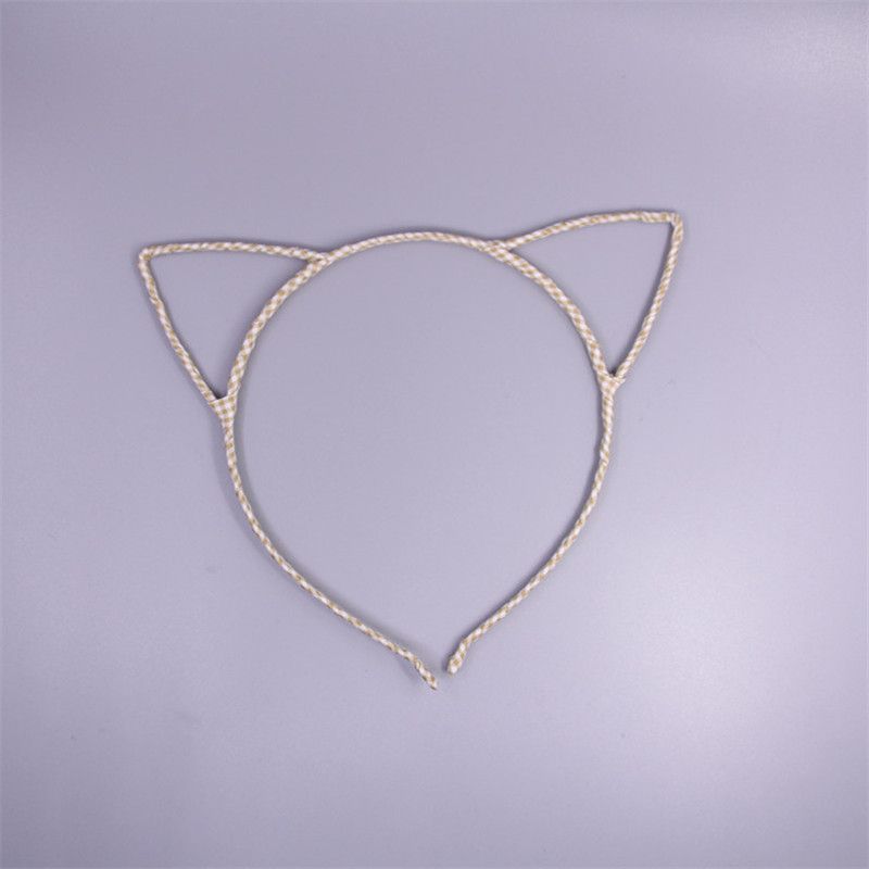 Multiple plaid cat ear headbands in different colors