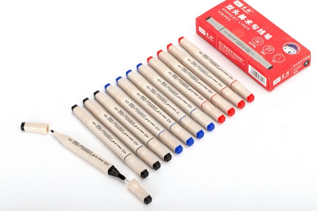 Double - end art marker mizuho double - end oil marker waterproof quick - dry double - end pen thumbnail