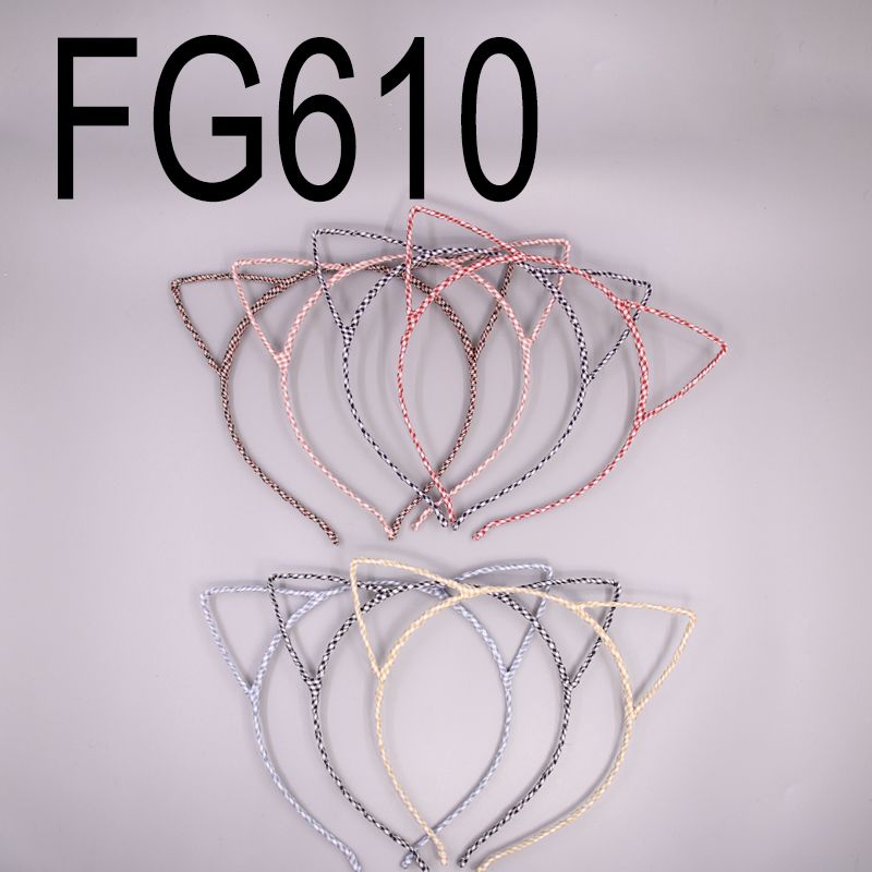 plaid cat ear headband children's travel accessories all cute exclusive children