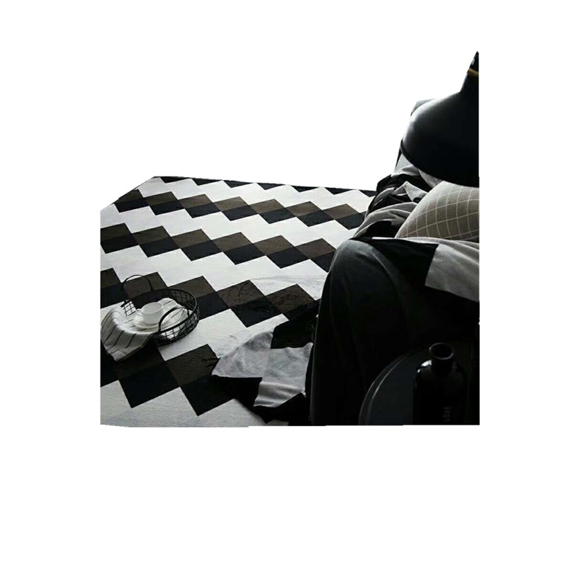 法兰绒卧室地毯 浴室防滑超厚 吸水垫子 进门厨房客厅 TPR底防滑