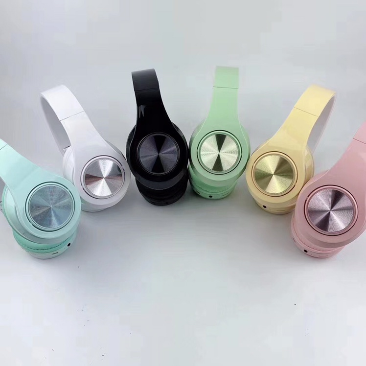 B39 e-commerce selling Macaron rubber headset Bluetooth headset thumbnail