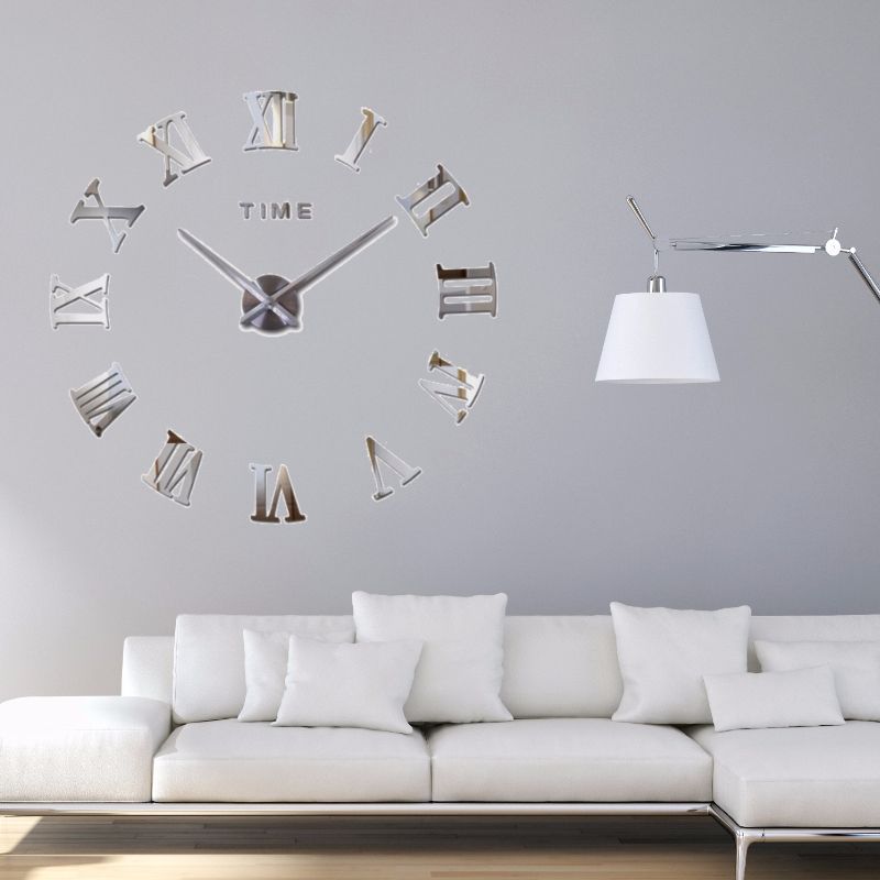 Factory direct sales super size creative wall clock DIY wall clock mirror wall clock mirror wall clock wall clock Specification drawing