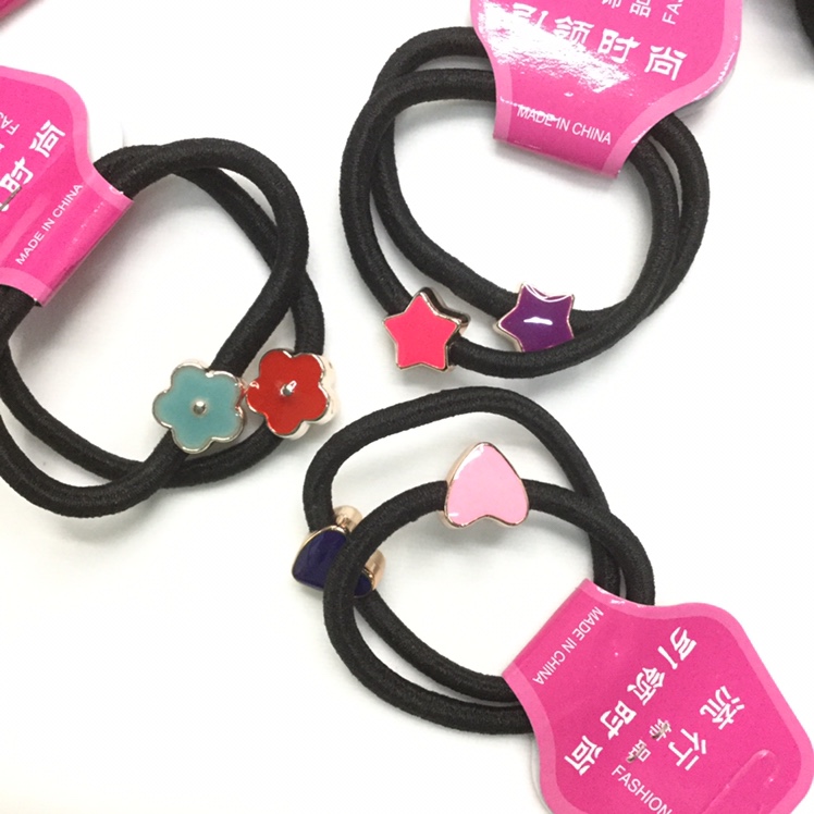 [special price clearance] selling rubber bands on the ground colorful love flowers star rubber bands