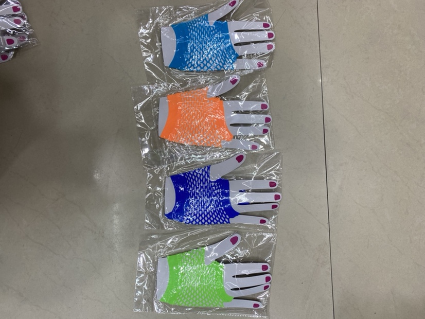 Short mesh gloves for Halloween Carnival details Picture