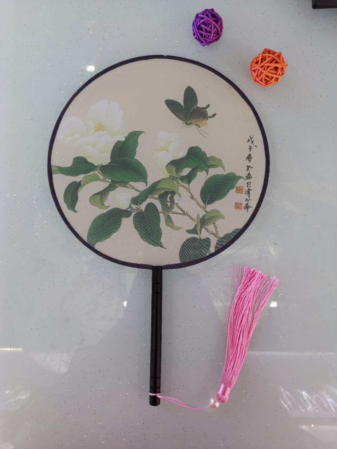印花团扇/宫廷扇产品图