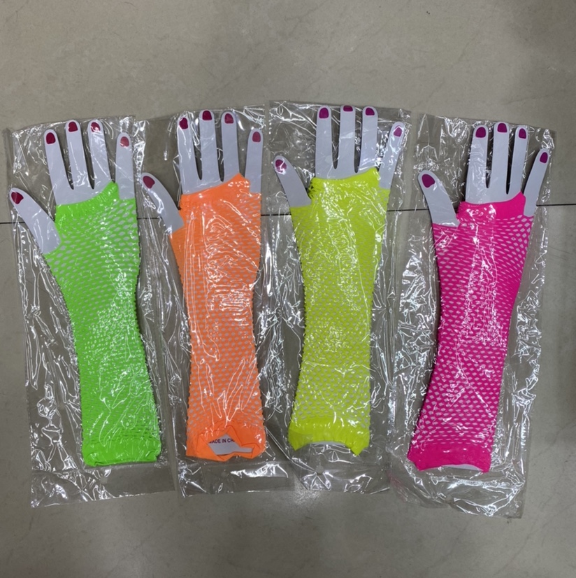 万圣节狂欢节长网眼手套图