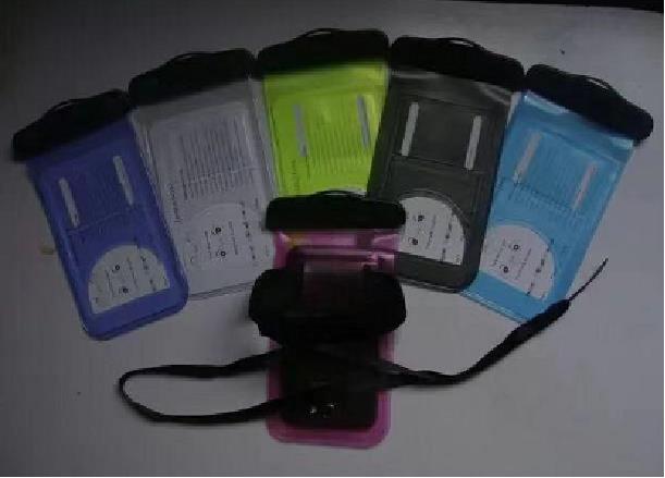 Color permeable arm strap waterproof bag phone touch screen