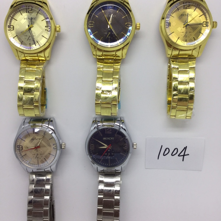 Men's steel band watch 1004 steel watch