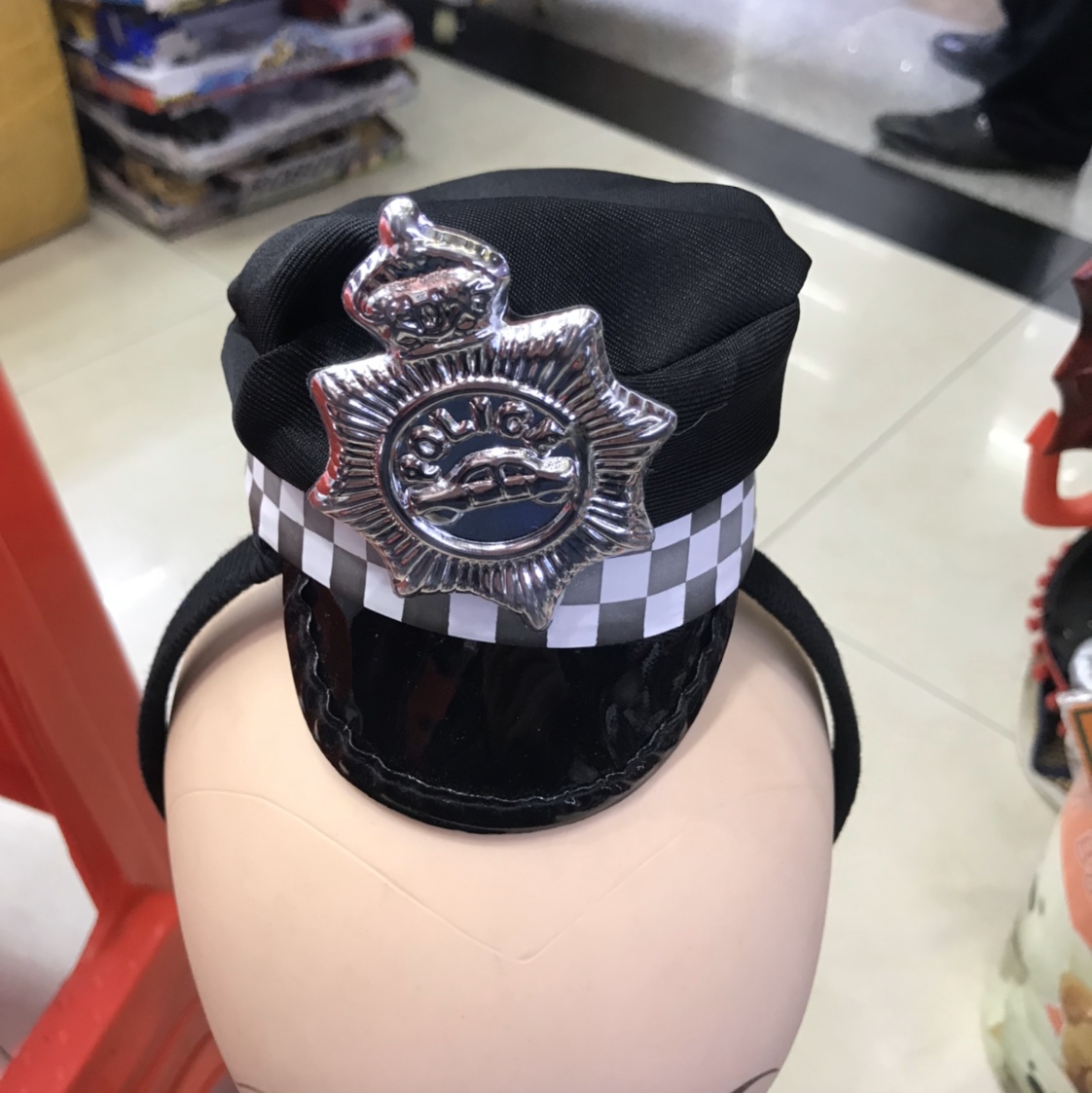 警察帽头扣