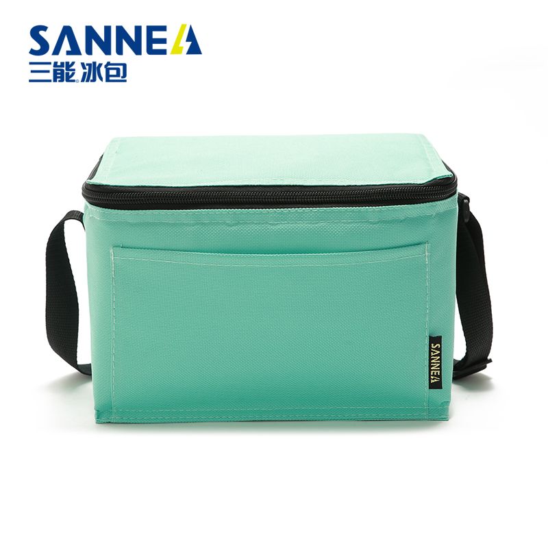 SANNE新款纯色便当包手提餐包午餐袋饭盒袋野餐包防水保温冰包详情图7