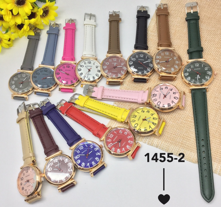 Fashion watch: Women's leather watch 1455-2