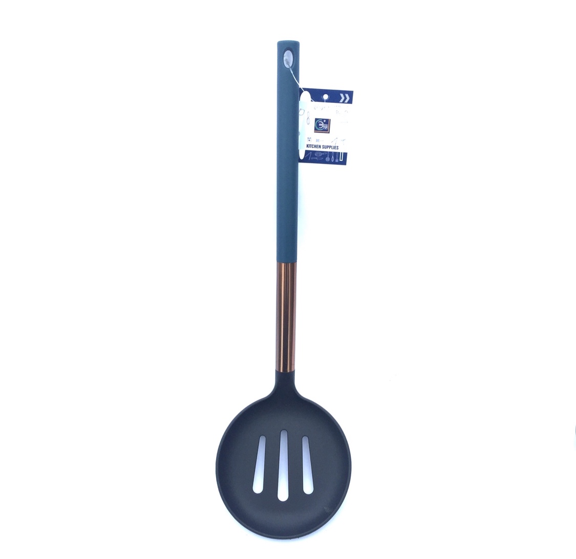 尼龙厨具不粘锅专用镀金铲子家用厨房炒菜套装耐高温汤勺细节图