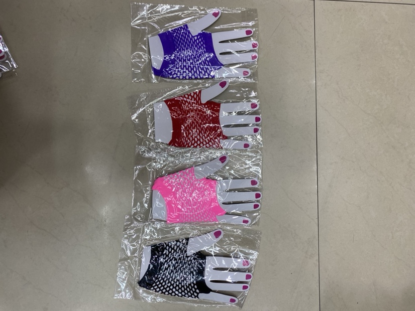 Short mesh gloves for Halloween Carnival Specification image