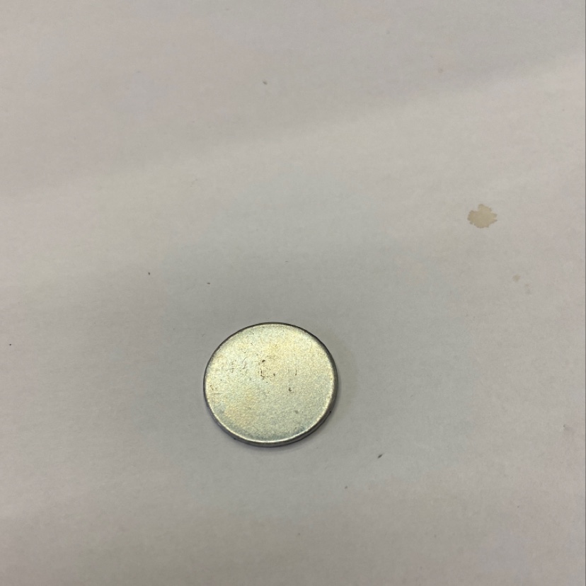 🔥超厚铁皮铁片箱包配件圆片直径20mm厚度1.5mm镀锌片