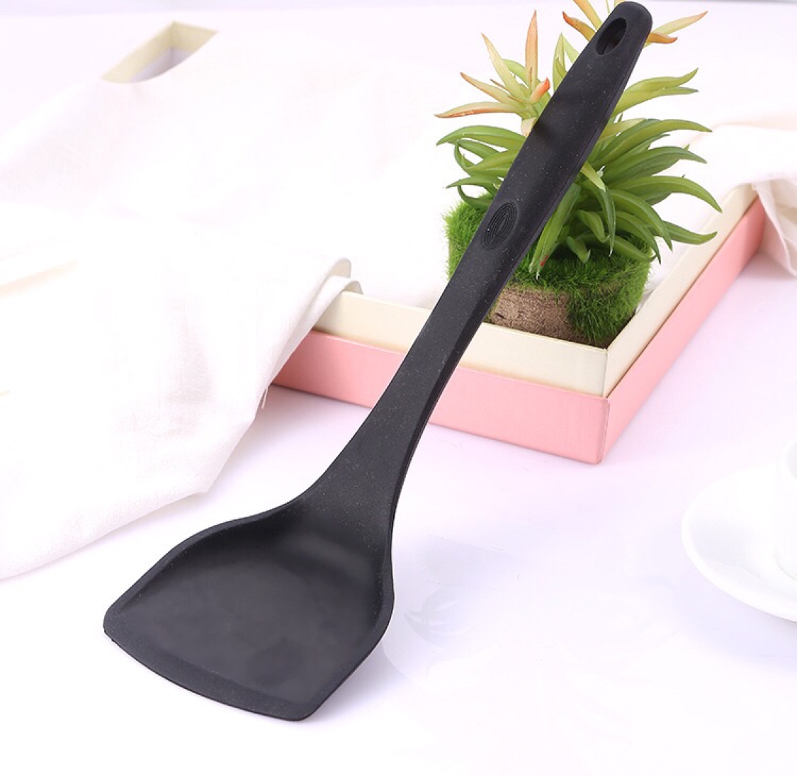 烹饪硅胶不粘锅铲专用铲厨具加深加厚家用平底锅炒菜铲子耐高温细节图