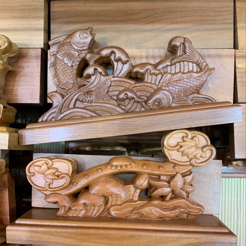 Jujube Wood Comb Holder details Picture