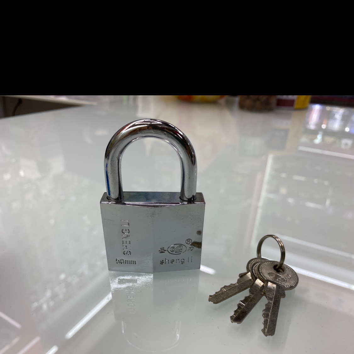 Diamond-shaped electroplated lock, copper core, good quality details Picture
