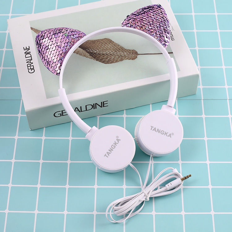 Thangka cartoon children's Earphone Cat ear various modeling headphone TK32