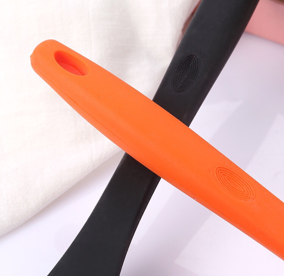 烹饪硅胶不粘锅铲专用铲厨具加深加厚家用平底锅炒菜铲子耐高温白底实物图