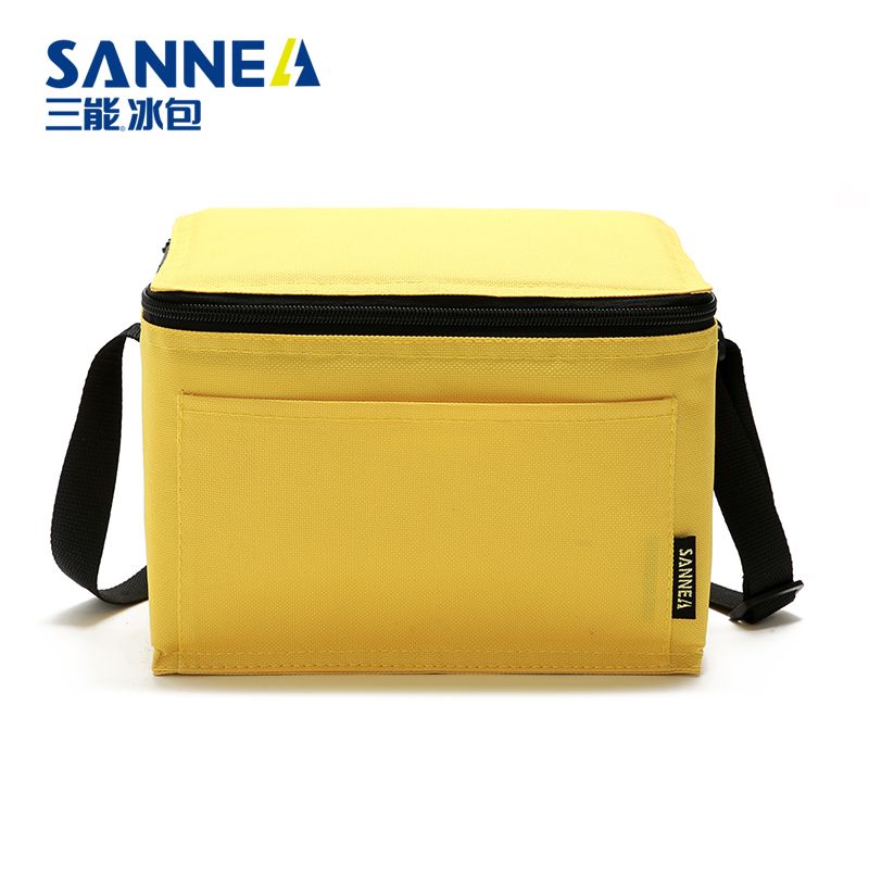 SANNE新款纯色便当包手提餐包午餐袋饭盒袋野餐包防水保温冰包详情图4
