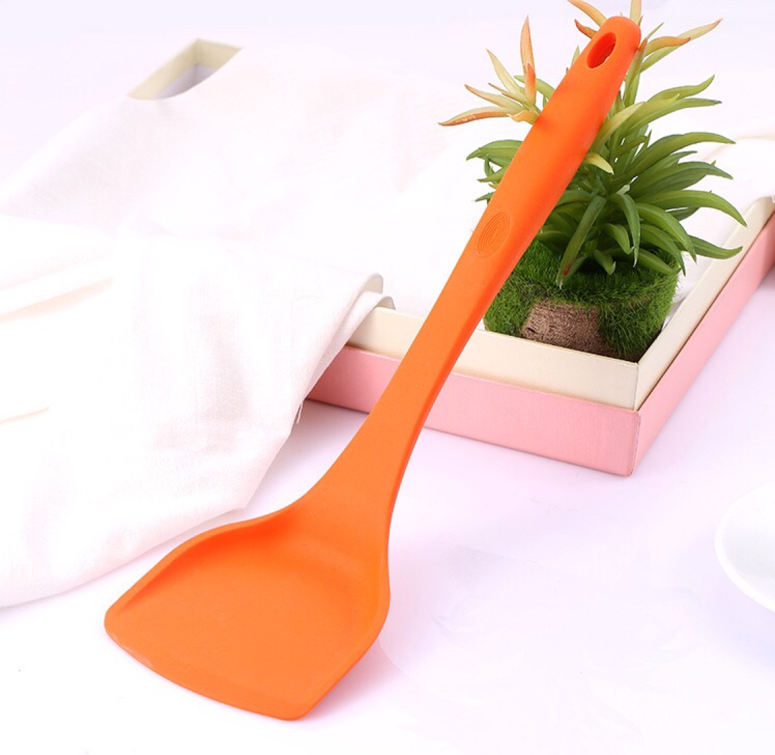 烹饪硅胶不粘锅铲专用铲厨具加深加厚家用平底锅炒菜铲子耐高温图