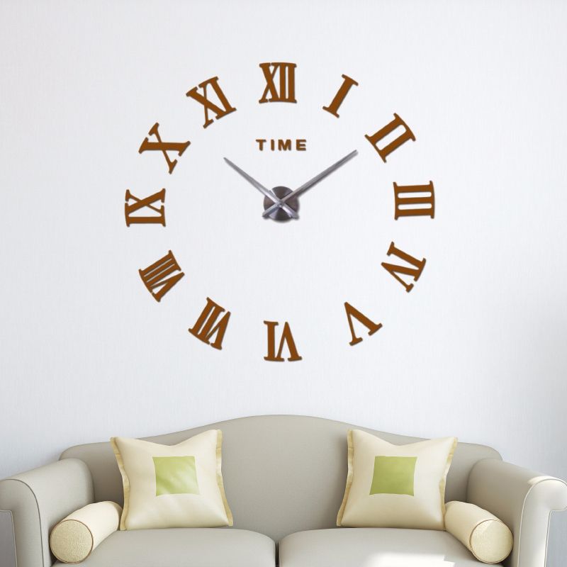 Factory direct sales super size creative wall clock DIY wall clock mirror wall clock mirror wall clock wall clock Item Picture
