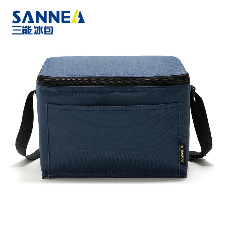 SANNE新款纯色便当包手提餐包午餐袋饭盒袋野餐包防水保温冰包详情图6