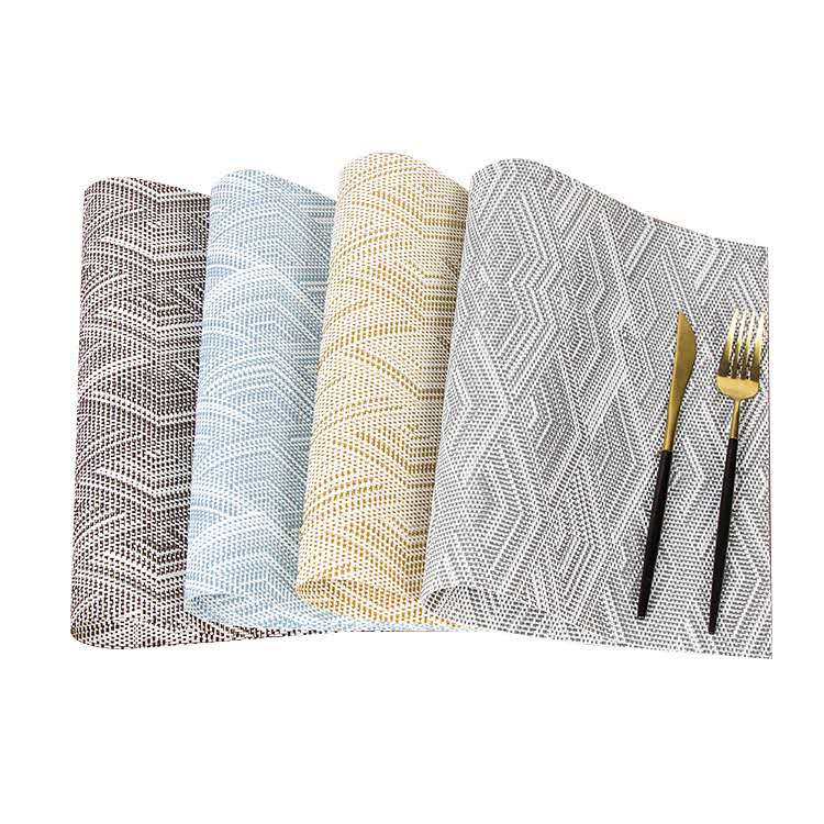 New Japanese-style European-style woven jacquard Western placemats with heat insulation and anti-slip features Application Scenario