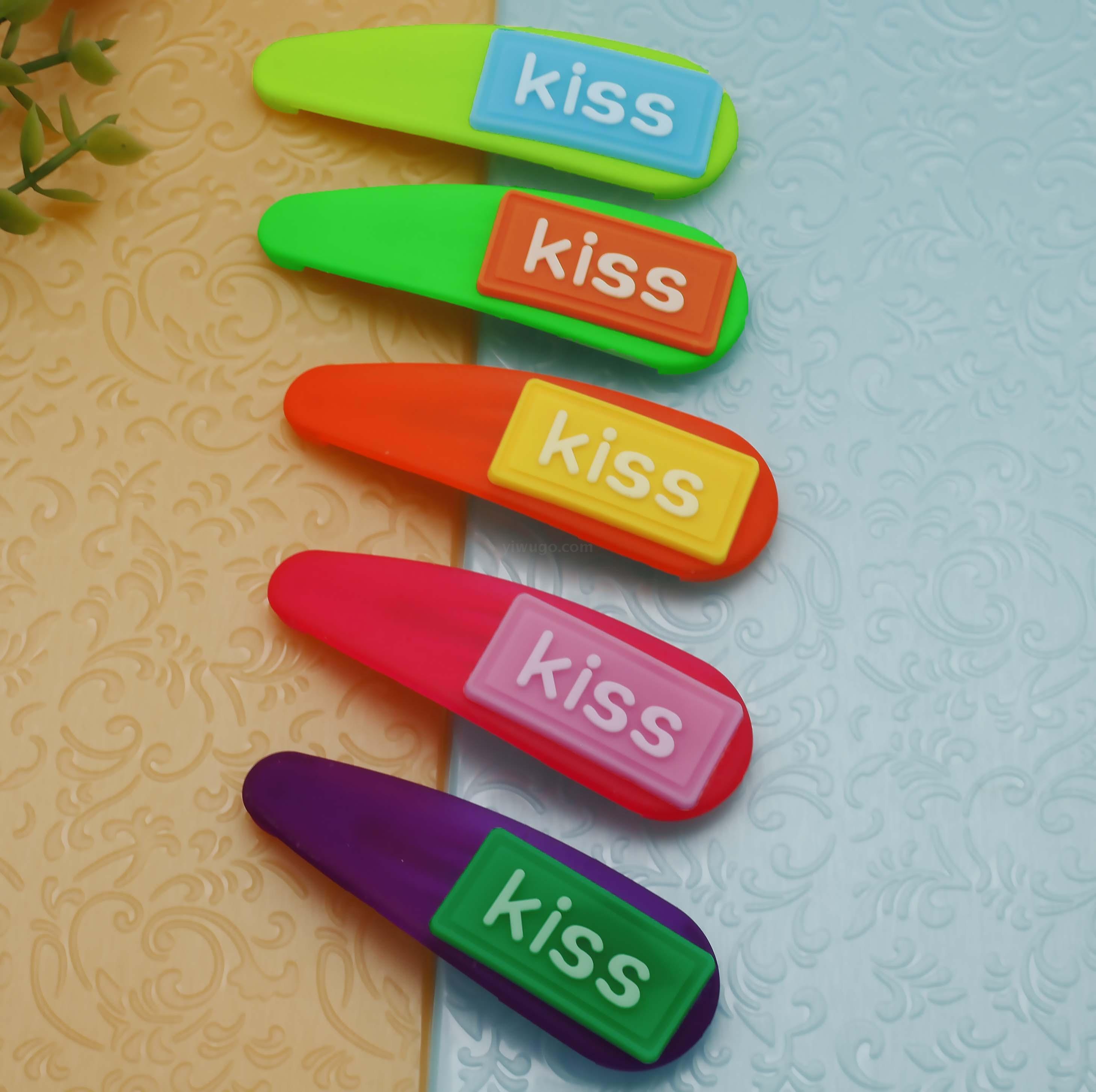Yiwu Selection hot style lovely girl macaron candy drive mosquitoes fluorescent hairpin web celebrity BB clip thumbnail