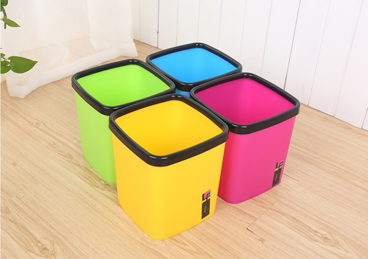 创意家用塑料垃圾桶桌面办公室时尚迷你垃圾桶详情10