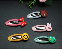 Yiwu Selection children cartoon BB clip girl side clip baby hairclip girl bangs clip broken hair clip