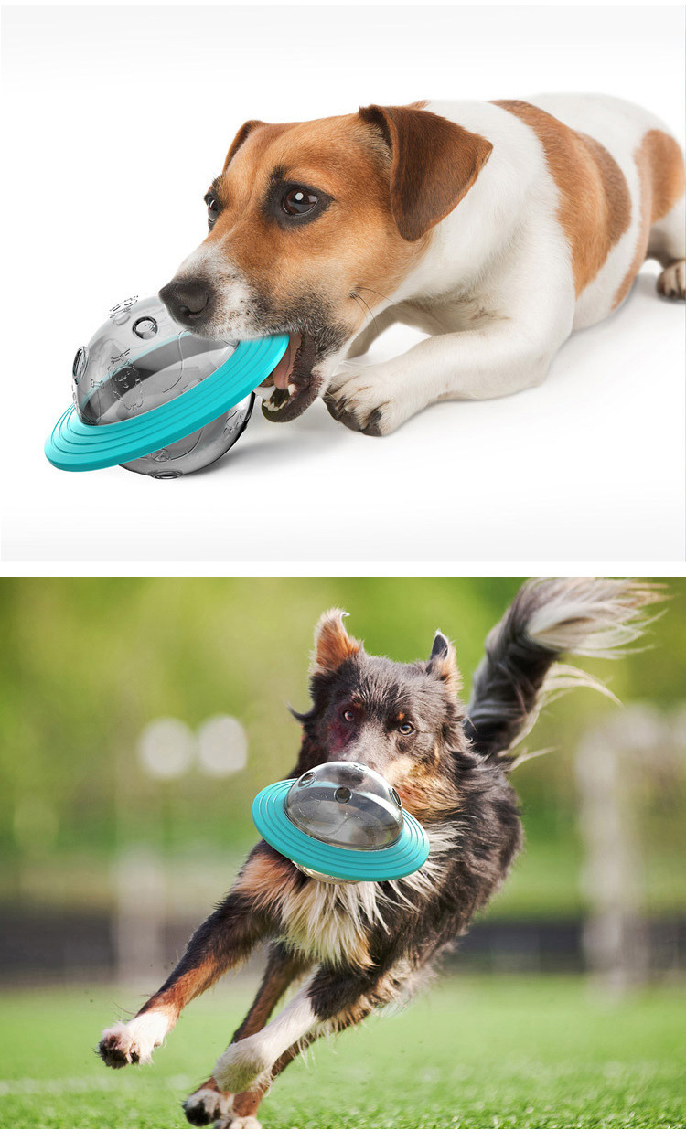 New tpr pet toy Dog toy dog interactive nibble leaky toy Alien ship toy leaky spaceship undefined
