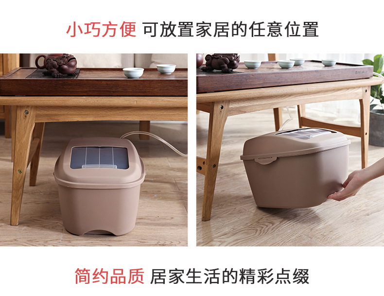 茶桶茶叶 塑料茶道茶水桶垃圾桶  茶渣桶详情图5