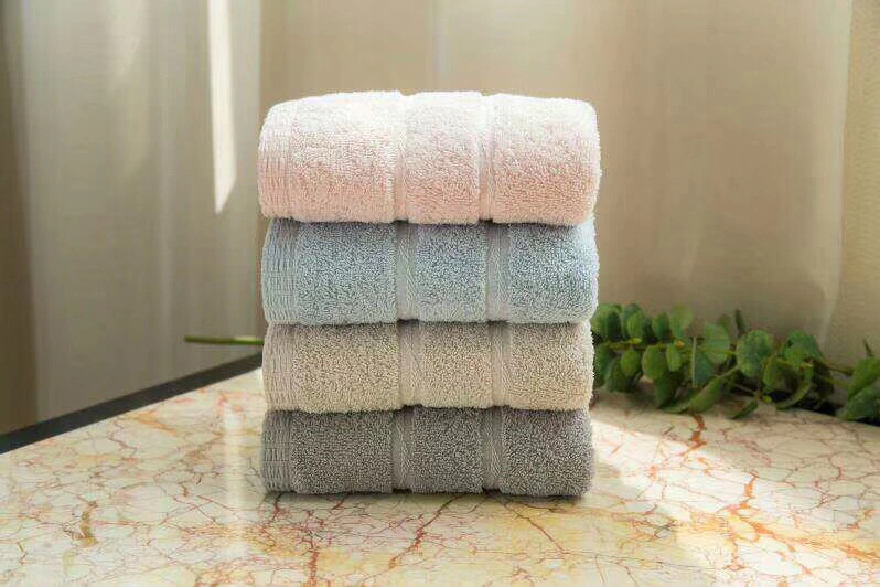 Yiwu's "Yizhixiu" towel is a simple and elegant pure cotton face towel. 0402 detail image 2