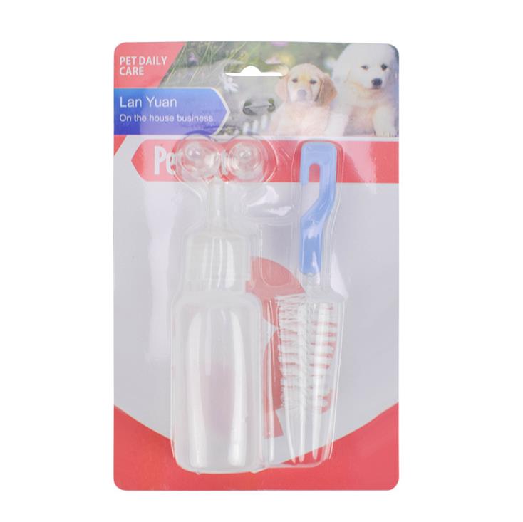 Cat products Baby cat pet bottle Multi-pacifier replaceable pet feeder Baby pet feeder Application Scenario