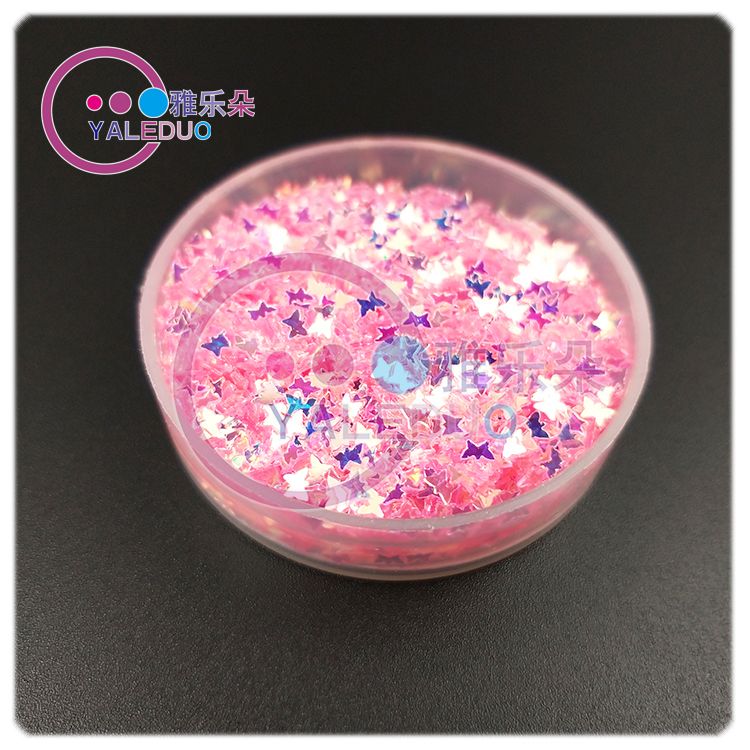 3mm golden light sequins, small butterfly sequins, nail sequins, DIY art decorations, eye makeup, irregular-shaped glitter stickers details Picture