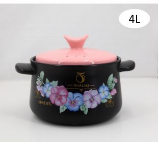 (1702) 4 l string flowers with red lid thumbnail