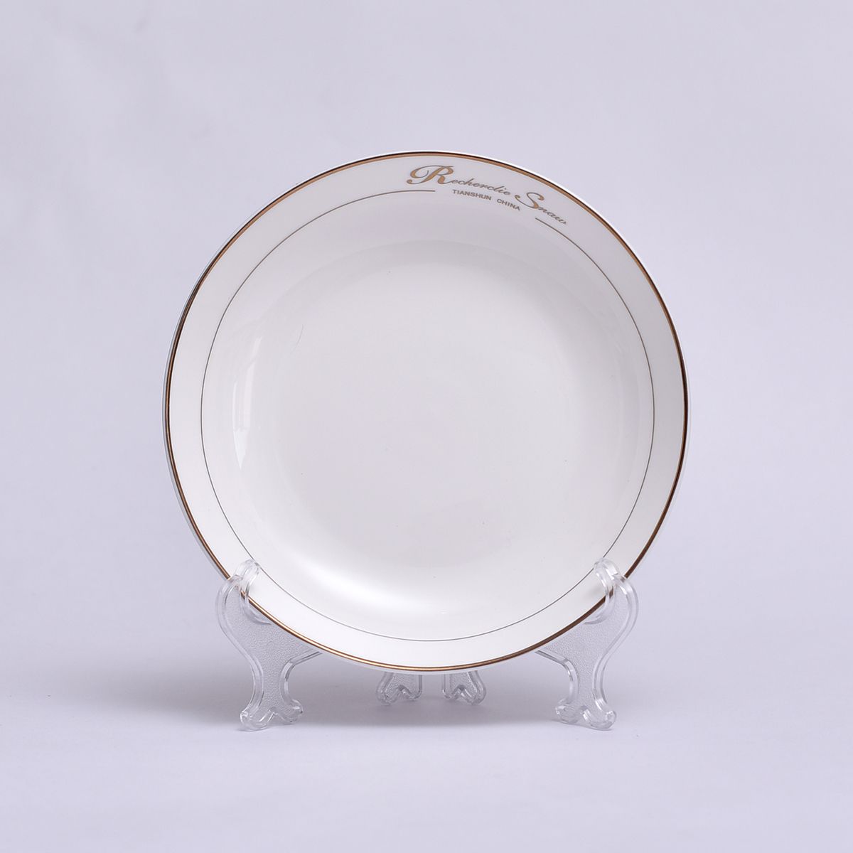 Yiwu Selection Tianshun porcelain phnom Penh simple home dining plate dishes dishes cutlery set rice bowl RS fruit plate thumbnail