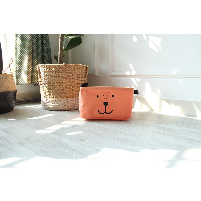 义乌好货 谷子麦子卡通表情中号方盒桌面收纳盒衣柜收纳方盒详情图7