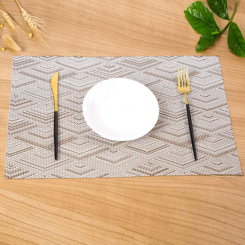 New Japanese-style European-style woven jacquard Western placemats with heat insulation and anti-slip features Specification image