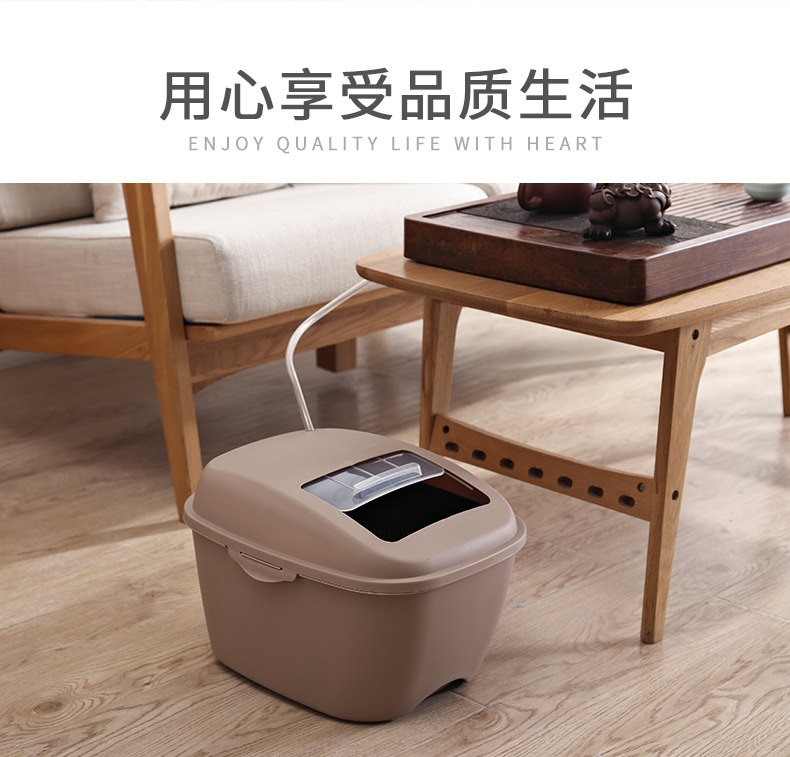茶桶茶叶 塑料茶道茶水桶垃圾桶  茶渣桶详情图4