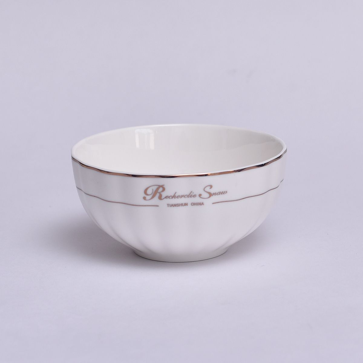Yiwu Selection Tianshun porcelain phnom Penh simple home dining plate dishes dishes cutlery set rice bowl RS pumpkin bowl thumbnail