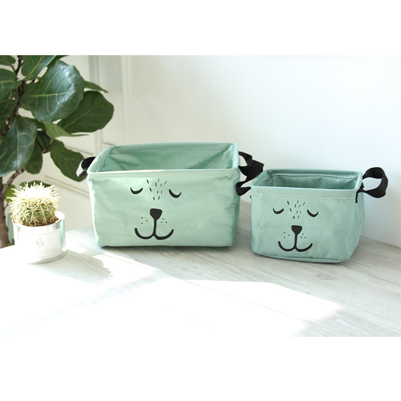 义乌好货 谷子麦子卡通表情中号方盒桌面收纳盒衣柜收纳方盒详情图10