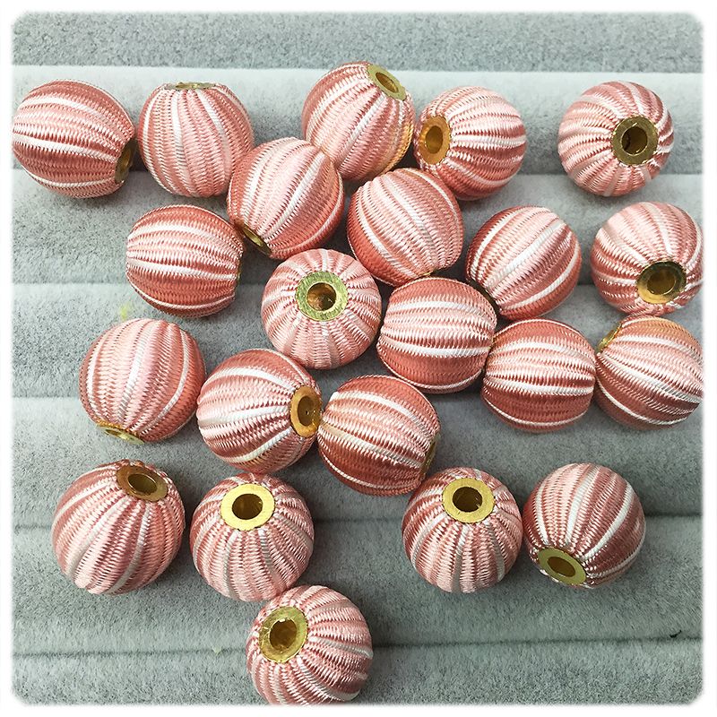 Silk thread wooden beads Item Picture